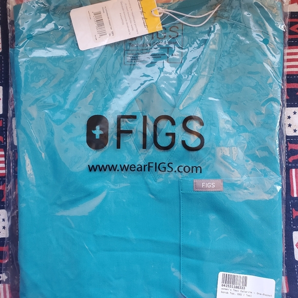 ⛑Figs Teal Catarina (XXS)⛑ - Picture 4 of 9